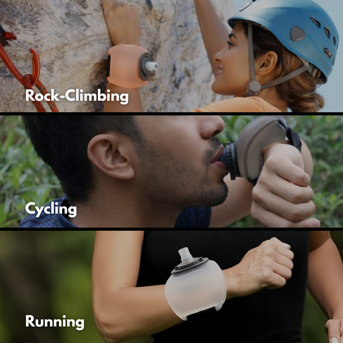 HydraFlex Ergonomic Wrist Water Bottle