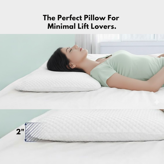 MyErgonomy Orthopaedic King Slim Memory Foam Pillow.