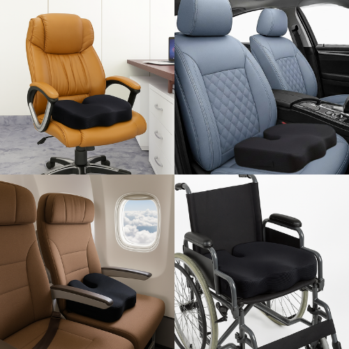 MyErgonomy Orthopaedic Coccyx Seat Cushion.