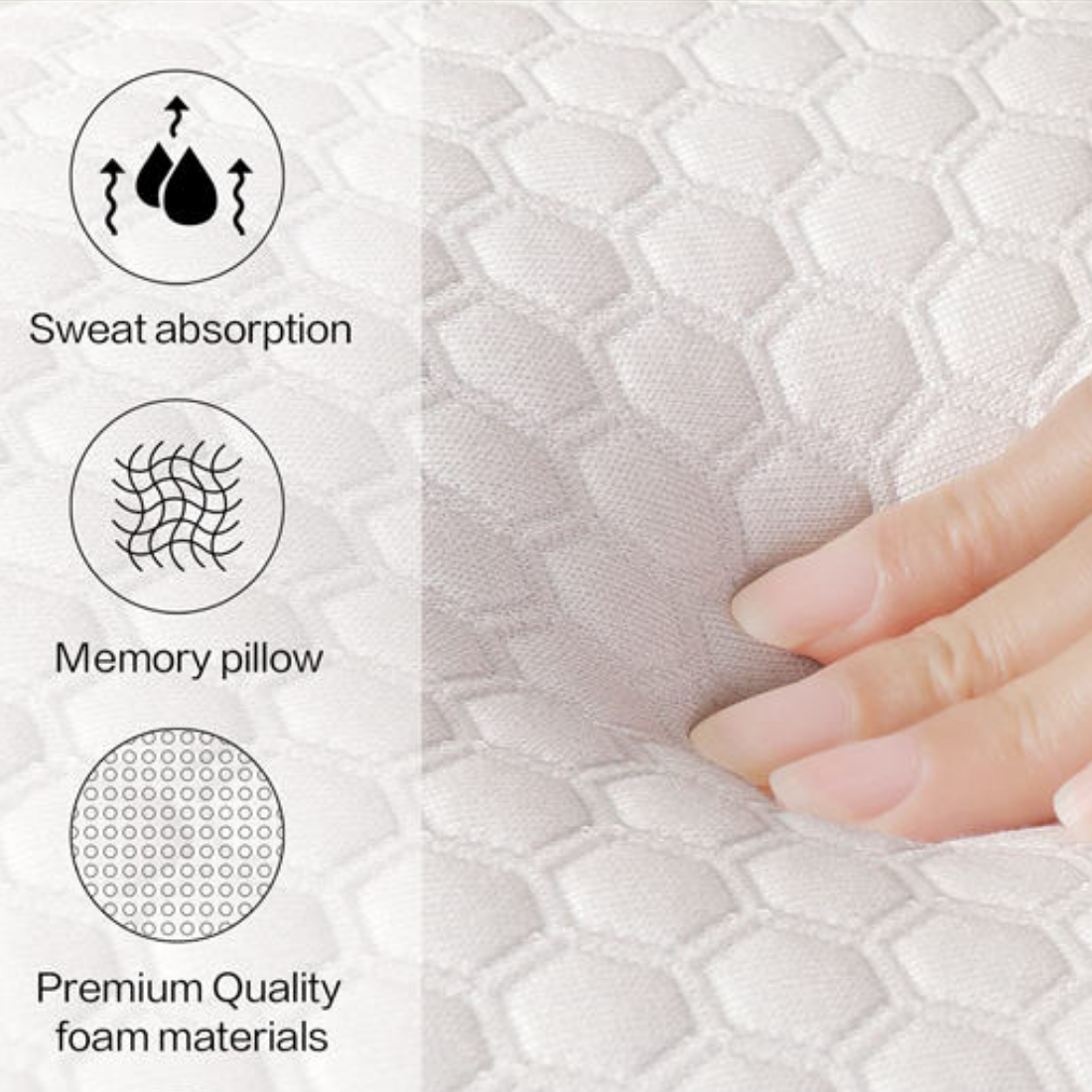 MyErgonomy Orthopaedic King Memory Foam Pillow.