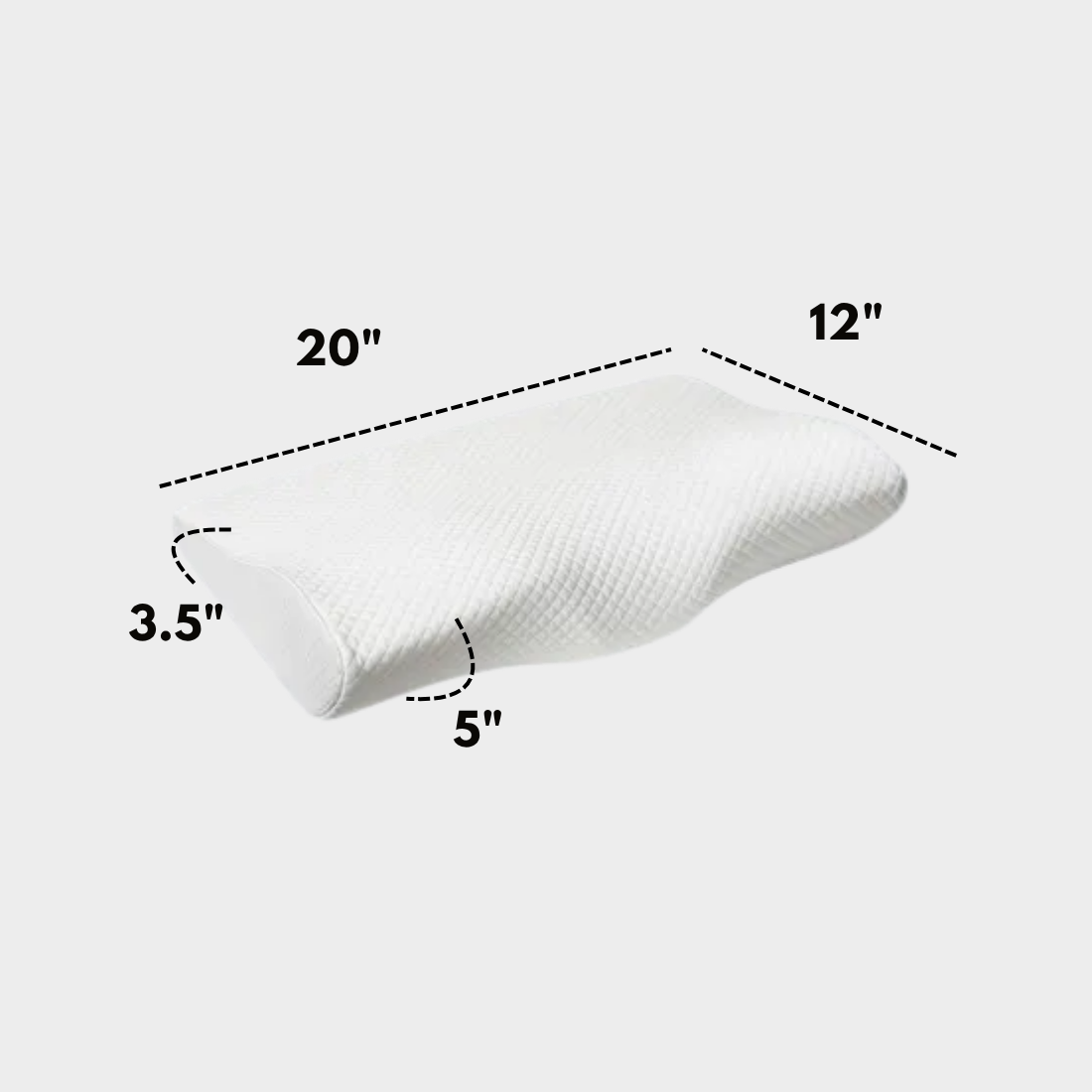 MyErgonomy Neck Ease Contour Pillow.
