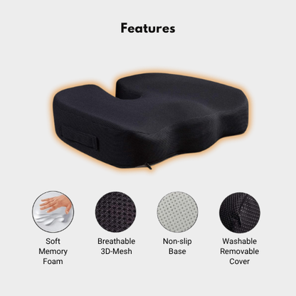 MyErgonomy Orthopaedic Coccyx Seat Cushion