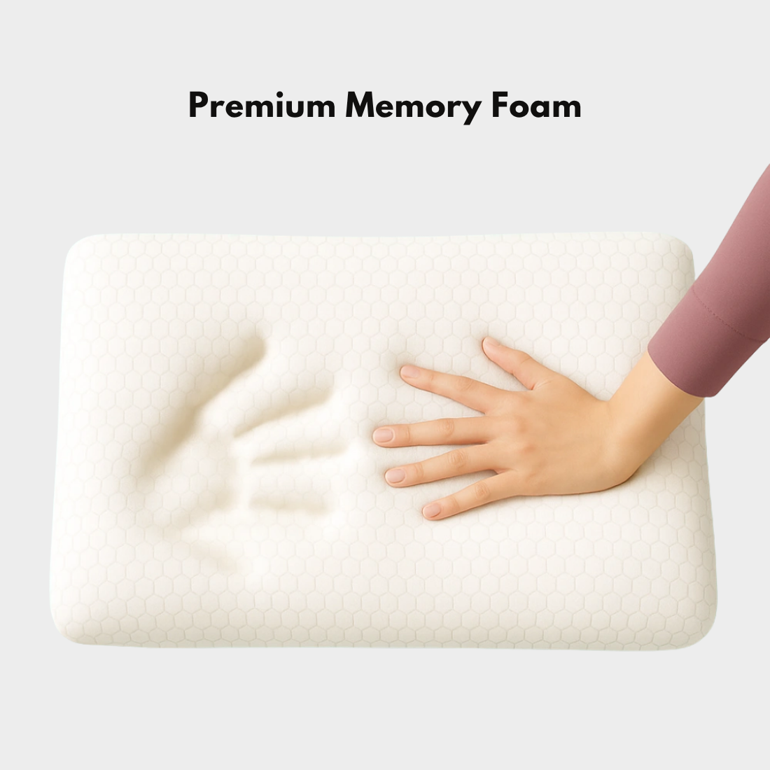 MyErgonomy Orthopaedic King Slim Memory Foam Pillow