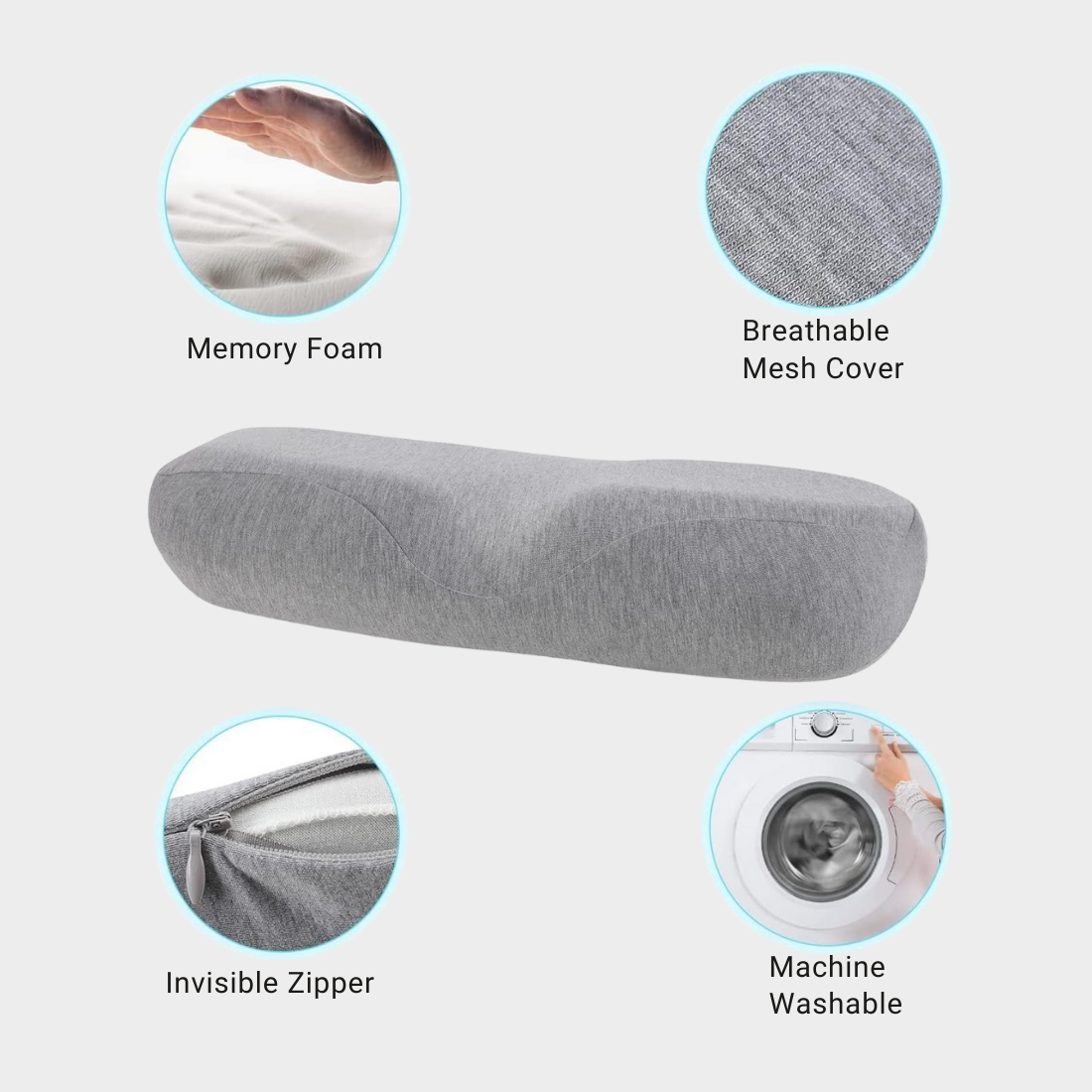 MyErgonomy Cervical Neck Travel Pillow.