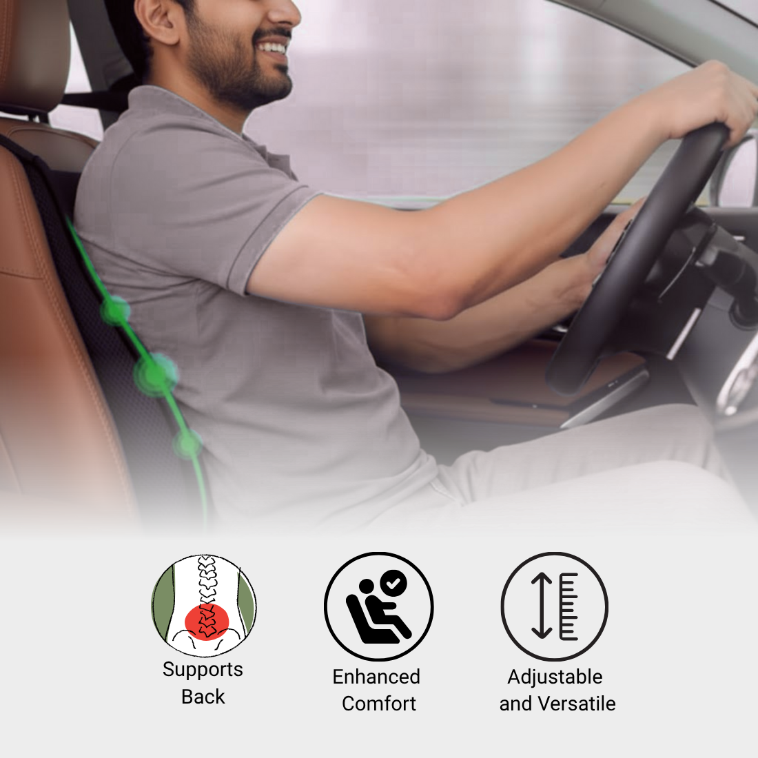 MyErgonomy Align Pro Car Back Cushion